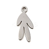 Non-Tarnish 304 Stainless Steel Charms STAS-S123-01P-07-1