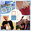 Alloy and  Wooden Sweater Knitting tool AJEW-WH0472-20G-6