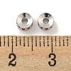 Brass Cubic Zirconia Spacer Beads KK-L215-004A-P01-2