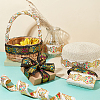 14M 2 Colors Ethnic Style Embroidery Polyester Ribbons OCOR-GA0001-54-9