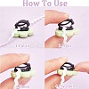 24Pcs 8 Colors Resin Shoe Decorations DIY-CP0010-15-6