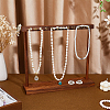 Wooden Necklace Organizer Display Stands ODIS-WH0331-20A-2