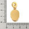 Ion Plating(IP) 304 Stainless Steel Black Enamel European Dangle Charms STAS-U005-43G-3