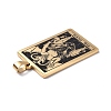 201 Stainless Steel Pendant STAS-B033-01G-15-3