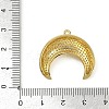 Brass Micro Pave Cubic Zirconia Pendants KK-M322-43G-3