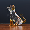 Glass Chinese Zodiac Figurines Statues for Home Office Desktop Feng Shui Ornament PW-WGC1701-10-1