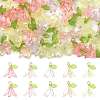 50Pcs Transparent Acrylic Pendants PALLOY-FS00043-04-1