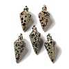 Natural Dalmatian Jasper Pendants G-Z055-02P-01-1
