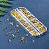DIY 304 Stainless Steel Open Jump Rings & Alloy Lobster Claw Clasps & Folding Crimp Ends Jewelry Making Findings Kits DIY-FS0008-14-10