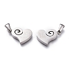 Tarnish Resistant 304 Stainless Steel Pendants STAS-Z006-18P-2
