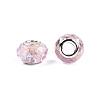 Transparent Glass European Beads GPDL-N004-D14mm-A02-2