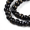 Baking Paint Glass Beads Strands DGLA-N003-6mm-B10-4