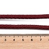 Braided Leather Cord with Core WL-F009-5mm-04-2