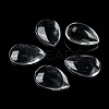 Transparent Teardrop Glass Cabochons GGLA-R024-25x18-6