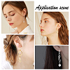 40Pcs 4 Style 304 Stainless Steel Stud Earring Findings DIY-SC0019-17-5