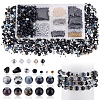 Imitate Austrian Crystal Bicone Glass & Mixed Glass Beads Findings Kits GLAA-GA0002-32-1