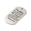 Anti-Tarnish 201 Stainless Steel Pendants STAS-R002-02P-14-2