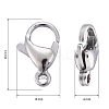 304 Stainless Steel Lobster Claw Clasps X-STAS-AB13-4
