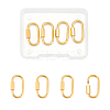 4Pcs 304 Stainless Steel Screw Carabiner Lock Charms FIND-UN0003-50-1