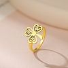 304 Stainless Steel Finger Rings RJEW-L129-04G-1