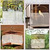 Universal Organza Bird Cage Seed Catcher Net Cover AJEW-WH20020-158B-02-3