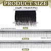 5 Yards Polyester Fringe Lace Trim DIY-FG0006-98B-2