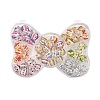 52Pcs Christmas Theme Resin Enamel Beads RESI-Z041-10-1
