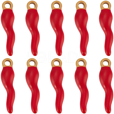 10Pcs Ion Plating(IP) 304 Stainless Steel Pendants STAS-BBC0005-19-1