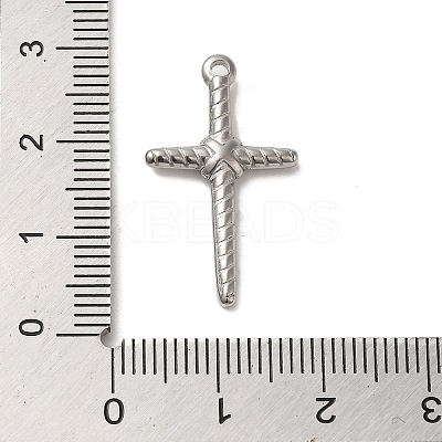 Non-Tarnish 304 Stainless Steel Pendants STAS-R223-06B-1