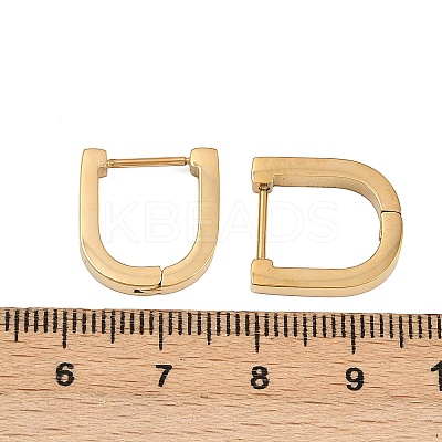 304 Stainless Steel Arch Hoop Earrings EJEW-I320-26G-01-1