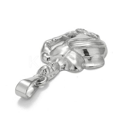 Non-Tarnish 304 Stainless Steel Pendants LS-STAS-D165-14P-01-1