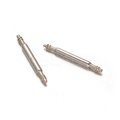 Tarnish Resistant Stainless Steel Double Flanged Spring Bar Watch Strap Pins STAS-M231-04-1