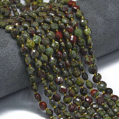 Natural Dragon Blood Beads Strands G-K389-B60-01-1