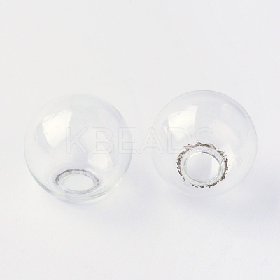 Round Mechanized One Hole Blown Glass Globe Ball Bottles X-BLOW-R001-18mm-1