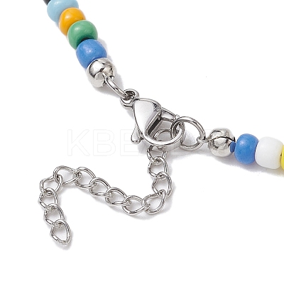 Natural Spiral Shell Pendant Necklaces NJEW-JN05179-1