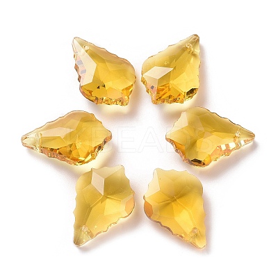 Faceted Glass Pendants GLAA-F068-C26-1
