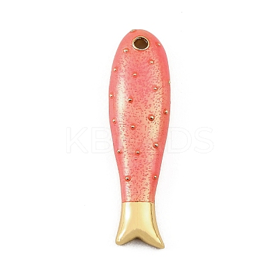 Brass Enamel Pendants KK-CBAF17A-06G-02-1
