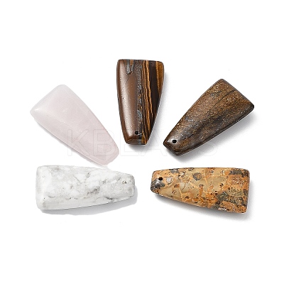 Natural Mixed Gemstone Pendants G-E596-01-1
