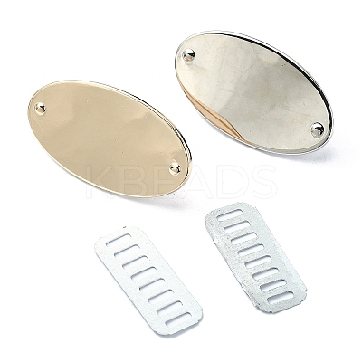 (Defective Closeout Sale: Scratched) Zinc Alloy Bag Decorative Clasps PURS-XCP0001-07-1