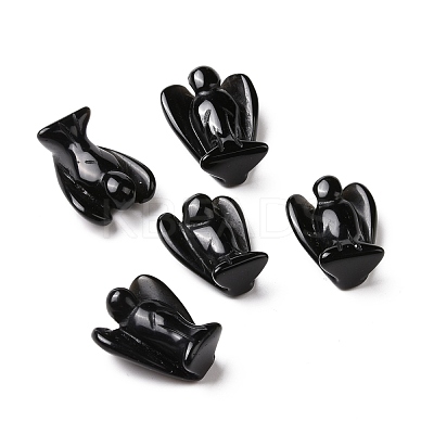 Natural Obsidian Angel Decor Healing Stones G-G864-01A-02-1