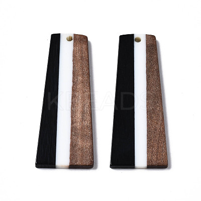 Resin & Walnut Wood Pendants RESI-S389-073A-A01-1