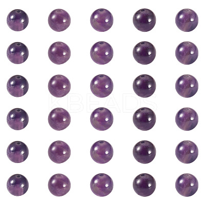 2 Strands 2 Colors Natural Amethyst Beads Strands G-TA0002-62-1