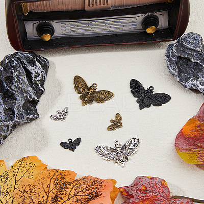 36Pcs 6 Style Alloy Pendants FIND-FH0007-81-1