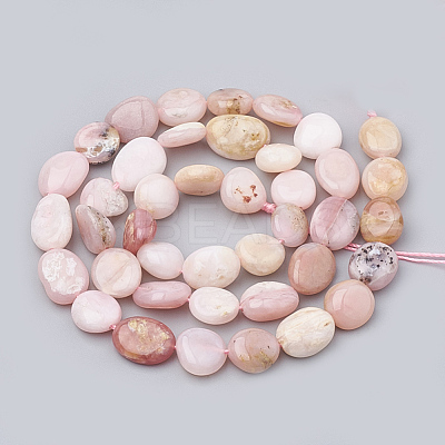Natural Pink Opal Beads Strands G-S331-8x10-016-1