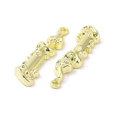 Rack Plating Alloy Pendants PALLOY-D007-69LG-1