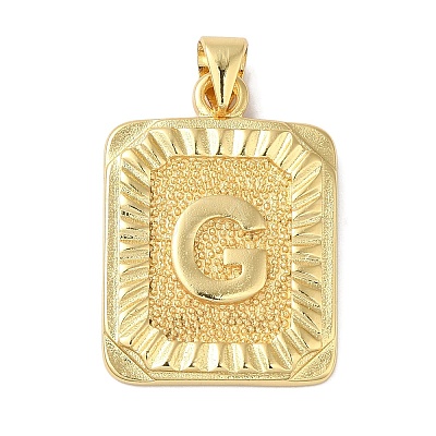 Rack Plating Brass Pendants KK-B092-42G-G-1