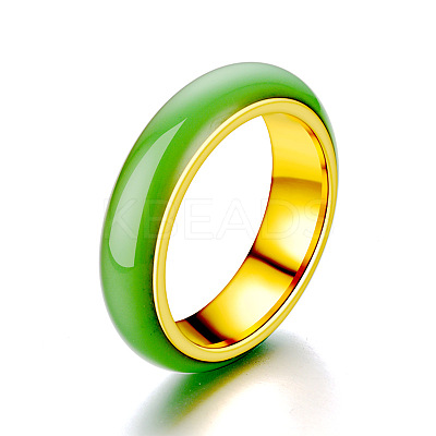 201 Stainless Steel Enamel Finger Rings FS-WGF3AA7-02-1