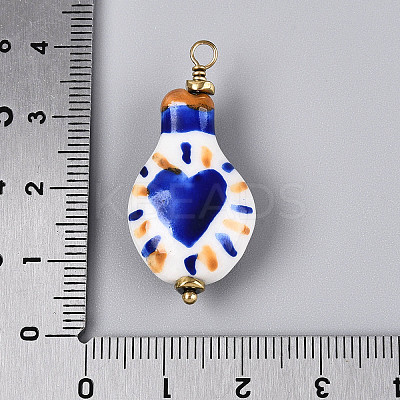 Handmade Porcelain Pendants PORC-T135-01-1