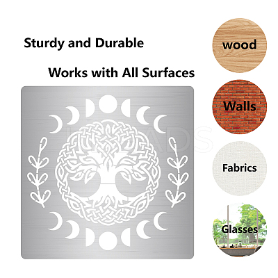 Stainless Steel Cutting Dies Stencils DIY-WH0238-089-1