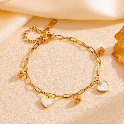 304 Stainless Steel Bracelets BJEW-R003-03G-03-1